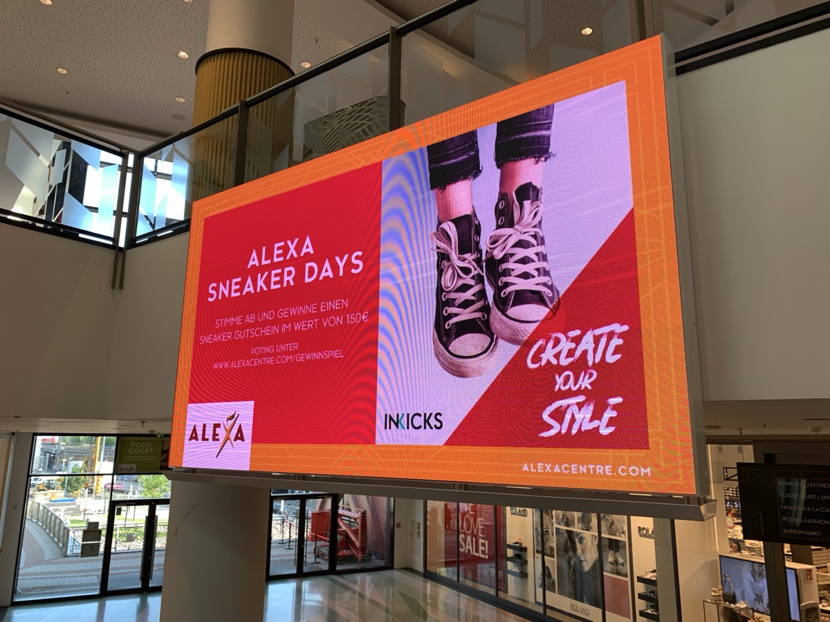 LED-Walls im ALEXA Berlin, Bild 4