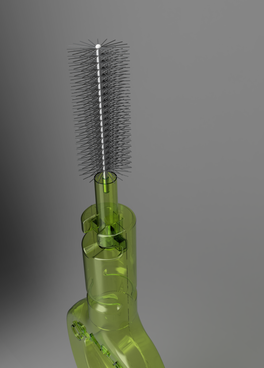Curaprox — Skulpturale Interpretation der Interdental-Bürste