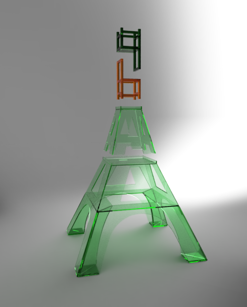 Eiffelturm-Skulptur, Bild 2