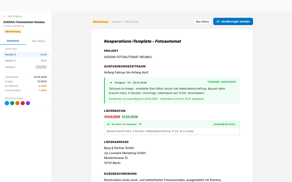 Objio — Projekt-Kollaboration für Agenturen